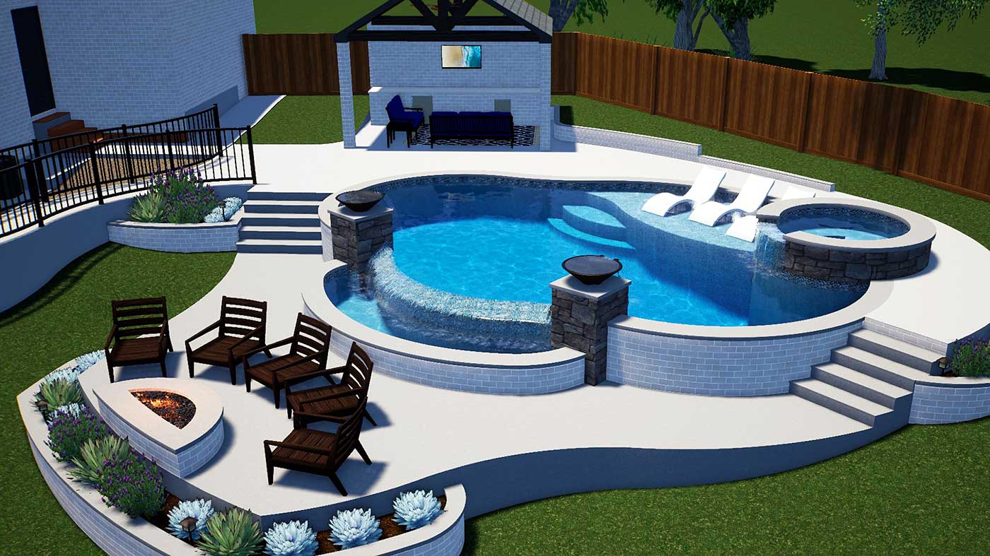 Austin - Freeform Pool Design - photo