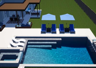 Austin - Geometric Pool Design - photo