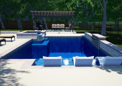 Dripping Springs - Geometric Pool Design - photo