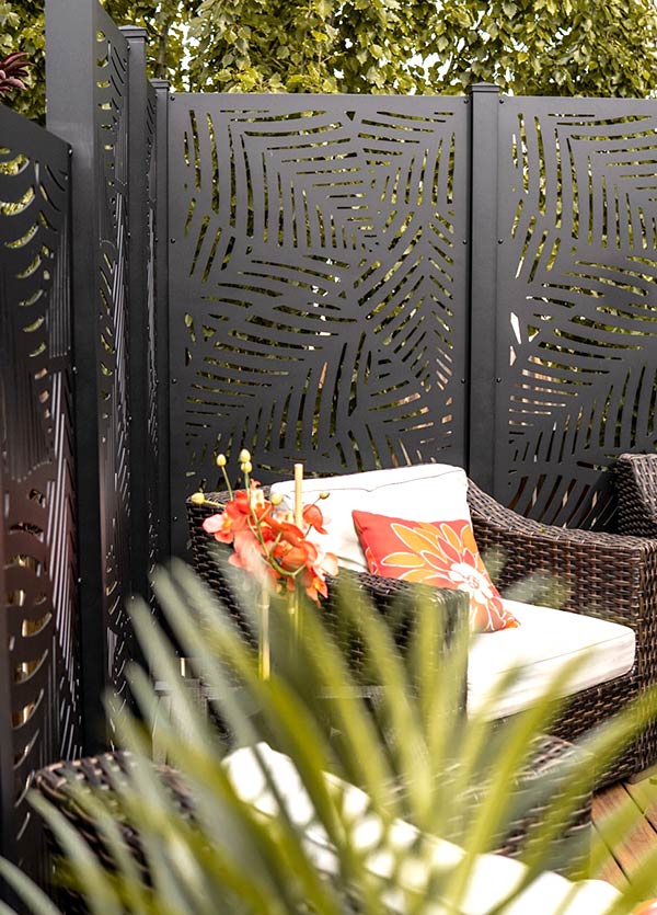Outdoor Living Design Trends for 2023 - Laser-Cut Screen photo