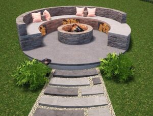 Outdoor Living Design Trends for 2023 - fire pit image