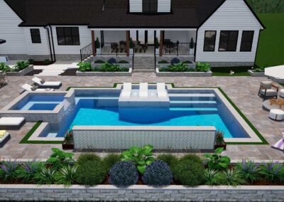 Dripping Springs - Geometric Pool Design - photo