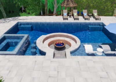 Dripping Springs - Geometric Pool Design - photo