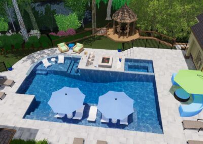 Dripping Springs - Geometric Pool Design - photo