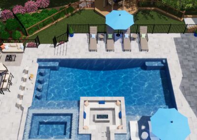 Dripping Springs - Geometric Pool Design - photo