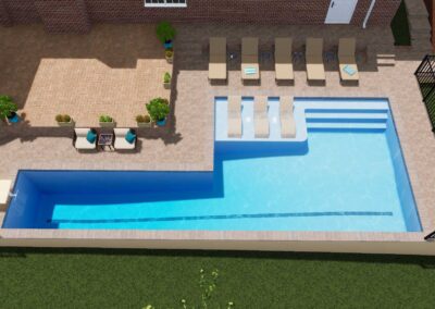 Dripping Springs - Geometric Pool Design - photo