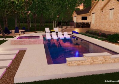 Dripping Springs - Geometric Pool Design - photo