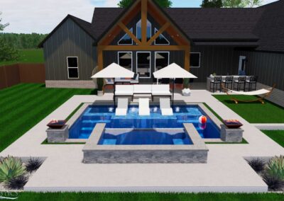 Dripping Springs - Geometric Pool Design - photo