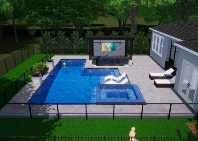 Dripping Springs - Geometric Pool Design - photo